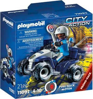 PLAYMOBIL POLICIA SPEED QUAD