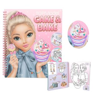 LIBRO COLOREAR CON LENTEJUEGAS CAKE & BAKE TOP MODEL