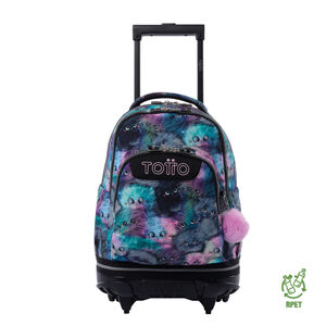 MOCHILA 45CM CARRO DESMONTABLE TIZA KITTEN TOTTO