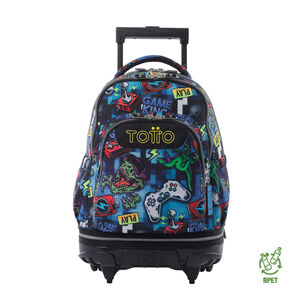 MOCHILA 45CM CARRO DESMONTABLE TIZA GAMERTAG TOTTO