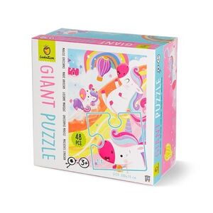 PUZZLE GIGANTE 48 PIEZAS UNICORNIO MAGICO LUDATTICA