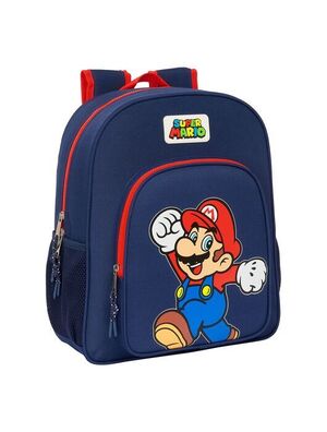 MOCHILA 38CM ADAPTABLE A CARRO SUPER MARIO WORLD SAFTA