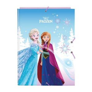 CARPETA CARTON FOLIO GOMAS SOLAPAS FROZEN II COOL DAYS SAFTA