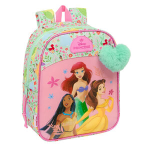 MOCHILA 27CM ADAPTABLE A CARRO PRINCESAS DISNEY BLOOM SAFTA