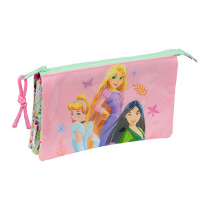 PORTATODO TRIPLE PRINCESAS DISNEY BLOOM SAFTA