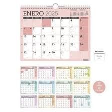 CALENDARIO 2025 PARED CLASSIC MENSUAL PARA ESCRIBIR 310X240 SENFORT