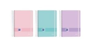 AGENDA 2025 DIA PAGINA ESPIRAL 15X21CM LIVE&GO TP PASTEL COLORES SURTIDOS OXFORD