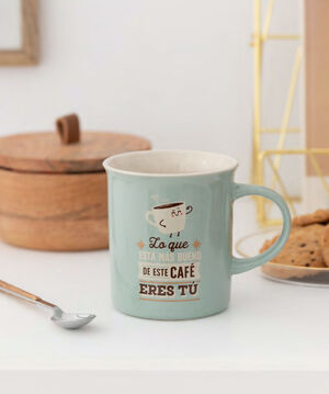 TAZA LO QUE ESTA MAS BUENO DE ESTE CAFE ERES TU MR. WONDERFUL