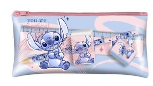 SET DE PAPELERIA CON ESTUCHE STITCH DISNEY