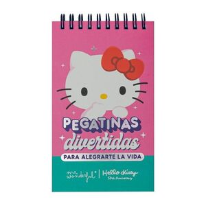 LIBRETA DE PEGATINAS HELLO KITTY X MR. WONDERFUL