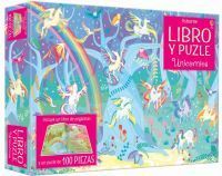 LIBRO Y PUZLE. UNICORNIOS