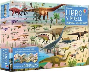 LIBRO Y PUZZLE. DINOSAURIOS LINEA DEL TIEMPO