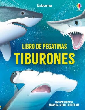 LIBRO DE PEGATINAS TIBURONES