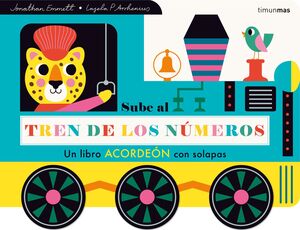 SUBE AL TREN DE LOS NUMEROS LIBRO ACORDEON CON SOLAPAS