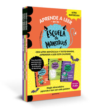 PACK ESCUELA DE MONSTRUOS CON LOS LIBROS 7, 8 Y 9