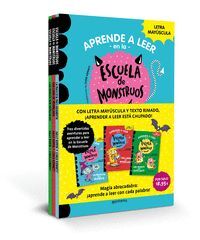 APRENDER A LEER EN LA ESCUELA DE MONSTRUOS - PACK CON LOS LIBROS 1, 2 Y 3